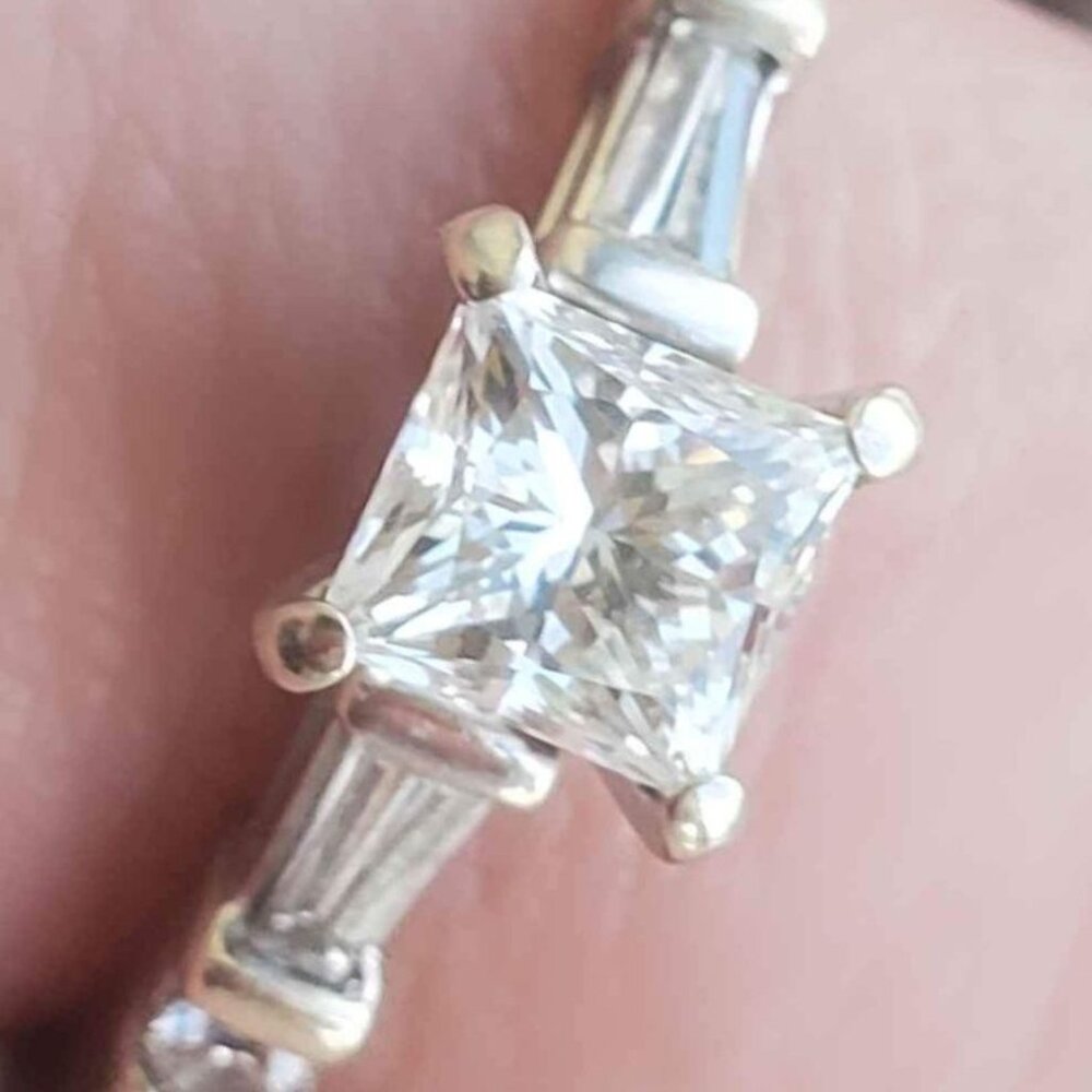 3/4 Princess cut diamond ring from Jared's size 7
